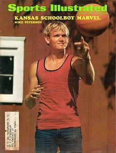 1971 8/9 Sport Illustrated magazine basketball Mike Peterson Kansas Schoolboy VG - Picture 1 of 1