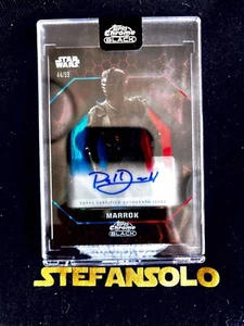 Star Wars Topps 2024 cromo negro automático/99 ADS-PD MARROK - Imagen 1 de 2