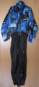 NUMERO UNO Designer Skianzug Gr.50 neuwertig leicht glänzend Blau/Schwarz - Bild 1 von 4