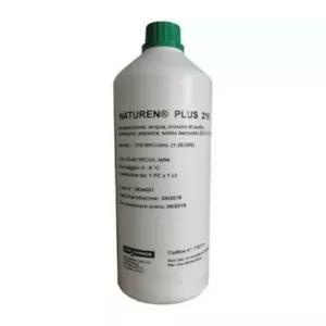 CAGLIO HANSEN NATUREN PLUS 215 TIT.21500 P25-C75 COAGULANTE LIQUIDO BOVINO 1LT - Foto 1 di 5
