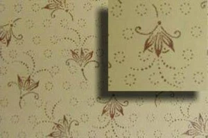 Kofferraum Innenfutter Papier Blumenmuster H-4132 - Bild 1 von 2