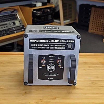 Audio Magic Blue Nev-5554 British Audio Transformer | Step-Up Mastering Grade - Image 1 of 4
