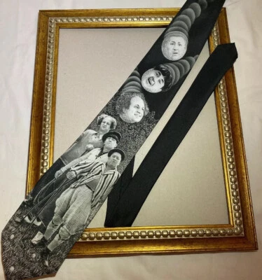 Ralph Marlin 1995 “Golfing Stooges “. Neck Tie Great Gift For Any Golfer. - Image 1 of 4