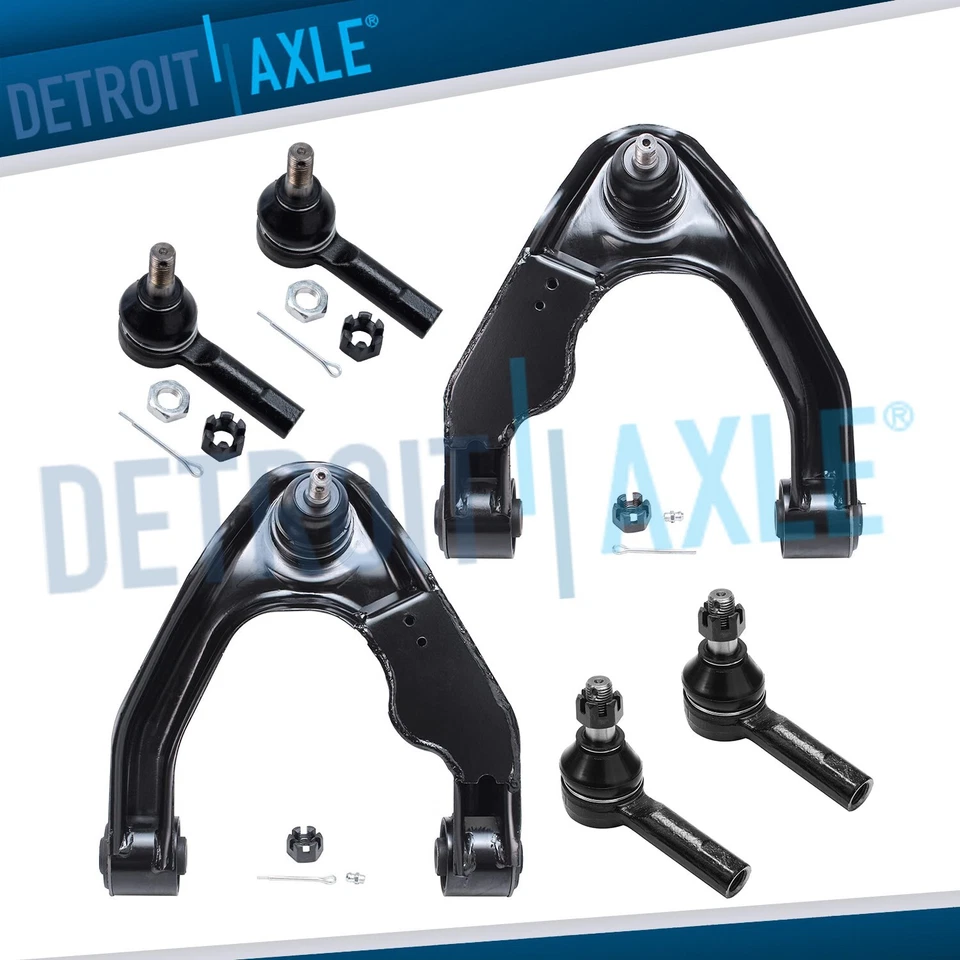 Brazos de control superiores delanteros barras de amarre exteriores interiores para Nissan Frontier 2000-2004 Foto 1 de 4