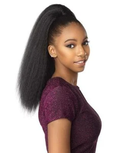 PERM YAKI 18" INSTANT PONY | LANGER SYNTHETISCHER CLIP-ON PFERDESCHWANZ | SENSATIONNEL - Bild 1 von 6