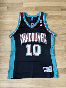 Mike Bibby Vancouver Grizzlies Champion Jersey 40 RARE VINTAGE NBA 90s Alternate - Picture 1 of 6