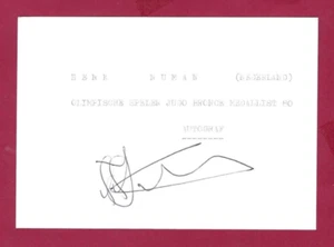 Henk Numan  +2018   -  HOLLAND  -  Olympia Bronze 1980 - Judo - Bild 1 von 1