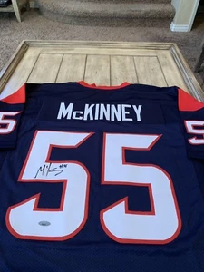 Bernardrick Mckinney Autographed/Signed Jersey TRISTAR Houston Texans - Picture 1 of 7