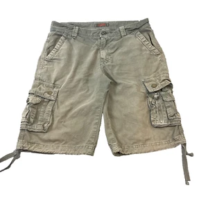 Pantaloncini cargo Forex uomo W32 combattimento utilità militare estate vacanze tasche oliva - Foto 1 di 9