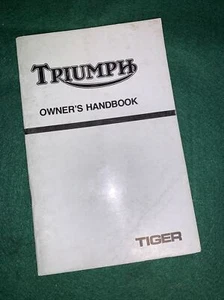 Triumph 750 Tiger 1980 Owners Handbook Instruction Manual Book Guide NOS - Picture 1 of 2