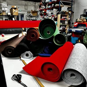 3mm EXTRA THICK FELT - Plain Coloured Craft Bag Fabric Material By The Metre - Picture 1 of 47
