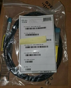 Cisco 10GBASE-CU SFP+ Cable 2.5 Meter, Passive SFP-H10GB-CU2-5M= FREE SHIPPING - Picture 1 of 1