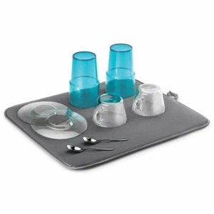 Metaltex Softex Microfibre Drying Washing Up Sink Mat Kitchen Washable Grey New - Picture 1 of 4