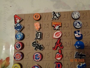 MLB Crocs Shoe Charms - Picture 1 of 6