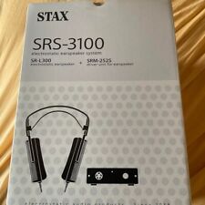 STAX SRS-3100 SR-L300 + SRM-252S Set Condenser Type Ear Speaker System AC100V