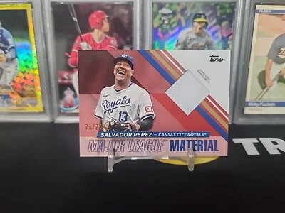 2024 Topps Update Salvador Perez Major League Material /25 - Image 1 of 2