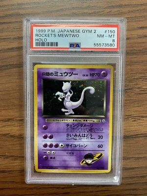 Pokemon Rocket's Mewtwo No. 150 Gym 2 Challenge Japanese Holo PSA 8 NM - MT - Image 1 of 2