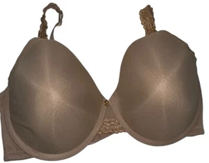 Natori Body Double With Lace Full Fit Bra 34DDD Tan Brown Underwire - Picture 1 of 7