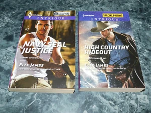 Harlekin Intrigue Elle James Set 2 verdeckte Cowboys Serie Taschenbücher - Bild 1 von 1