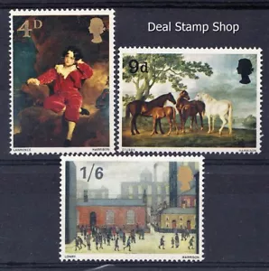GB 1967 British Paintings Complete Set SG748-750 Unmounted Mint - Picture 1 of 1