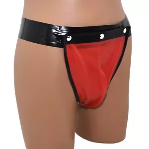Latex String vorne mit Druckknöpfen zum öffnen Size:XXL(925) - Bild 1 von 5