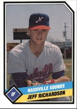 1989 Nashville Sounds CMC #18 Jeff Richardson