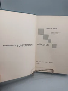 Introduction to Functional Analysis ~ Angus E. Taylor ~ HC 1961 - Imagen 1 de 11