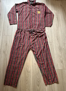 Polo Ralph Lauren Herren Pyjama Set rot kariert Flanell 2-teilig Größe L - Bild 1 von 19