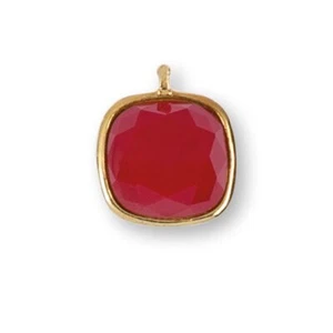 HEIDE HEINZENDORFF Einhängerpaar geschliffener Swarovski Kristall, Rot Koralle - Bild 1 von 1