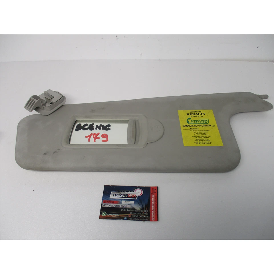 RENAULT SCENIC 2 II (JM0/1) LEFT SUN VISOR WING [2003-2009] - Image 1 of 1
