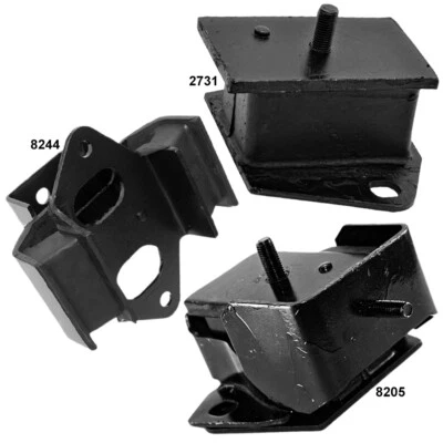 Engine Motor Mounts & Manual Trans Mount 3PCS for Dodge Ram 50 93-90 L4-2.4L 4WD - Image 1 of 4