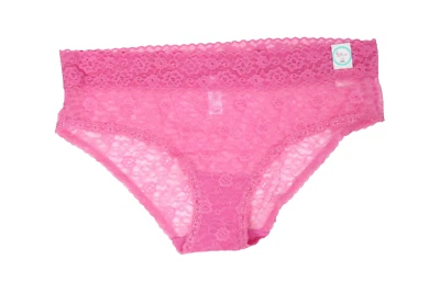 Flirtitude Sheer Lace Panty New Women Cheeky Underwear XXL Pink JcPenney - Image 1 of 4