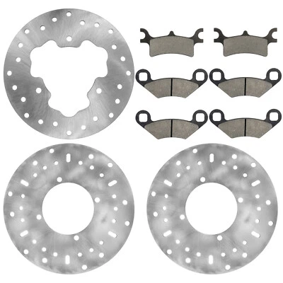 Front / Rear Brake Disc Rotor And Pads for Polaris Trail Boss 330 2010 - 2013 - Image 1 of 4