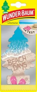 10 Stück WUNDERBAUM Duftbäumchen Beach Days Lufterfrischer air freshener - Picture 1 of 1