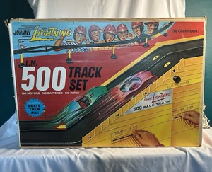 1969 Johnny Lightning 500 Track Set Complete Track - Missing Cars - Picture 1 of 22