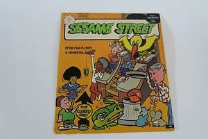 Sesame Street Record LP 45 RPM PP De colección Peter Pan Sunshine Songs Aprende escuela - Imagen 1 de 4