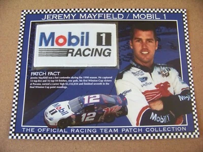 Official Racing Team Patch Jeremy Mayfield Mobil 1 W&W Willabee Ward - Image 1 of 4