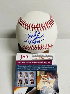 JACK CLARK “Ripper” Autographed Rawlings Baseball JSA COA - Picture 1 of 2