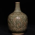 6“ China exquisite porcelain Song ceramic kiln moment String pattern bottle