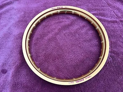 NOS Takasago Excel Rim Gold 14x1.40 RACE Honda Kawasaki Suzuki KTM new old stock - Image 1 of 4