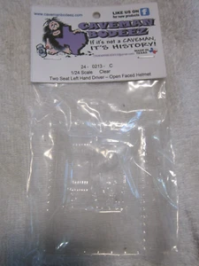 CAVEMAN BODEEZ 1/24 SCALE INTERIOR TWO SEAT LEFT HAND DRIVER OPEN FACE HELMET - Picture 1 of 2