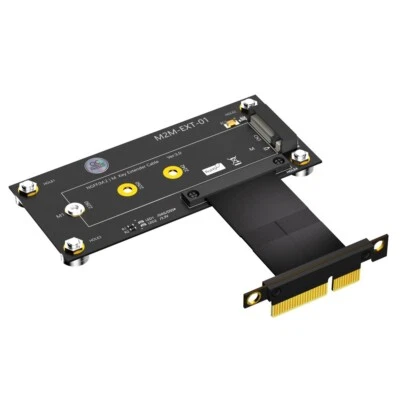 M.2 NGFF nvme M-key SSD to PCI- E 4X Extension Cable With magnetic Pad - Image 1 of 4
