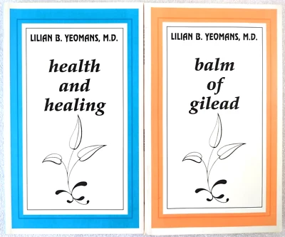 Lilian B. Yeomans M.D Health And Healing & Balm Of Gilead Paperback Book Lot - image 1 of 4