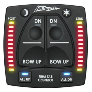 Bennett BOLT Electric Trim Tabs Control Switch & Indicator for Boat Helm - Picture 1 of 4