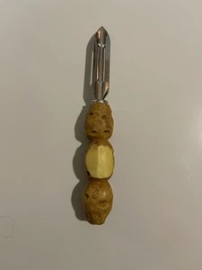 Divertido pelador de patatas de novedad con mango de patata herramienta de cocina de acero inoxidable - Imagen 1 de 9