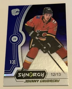 Johnny Gaudreau 2018-19 Synergy Purple #12/13 SP card #3 Calgary Flames - Imagen 1 de 2