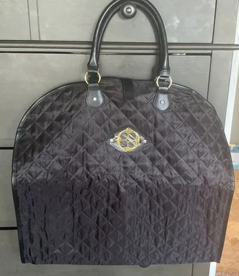 Bolso plegable acolchado negro Imán Foto 1 de 3