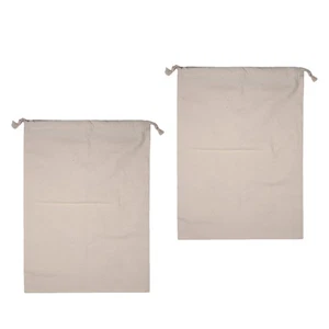 2 Pcs Laundry Bag Cotton Delicate Wash Bags for Travel Lingerie Laundrh - Picture 1 of 12