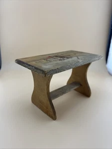 Panca panca sedia in legno Chicago 1934 esposizione mondiale ricordo.  PERFETTO - Foto 1 di 12