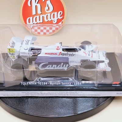 deagostini 1/24 TOLEMAN TG184 Ayrton Senna 1984 diecast metal - Image 1 of 4